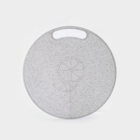Board cutting plastic round "Eco", d = 31 cm, color gray color