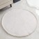 Plush mat Sofi de Marko, size 100x100 cm, beige color