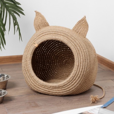 Animal house, D 35 cm, jute