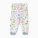 Pants children, white color/dinosaurs, height 68 cm