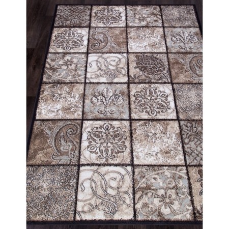 Rectangular carpet Merinos Valencia Deluxe, size 200x300 cm, color Brown-1