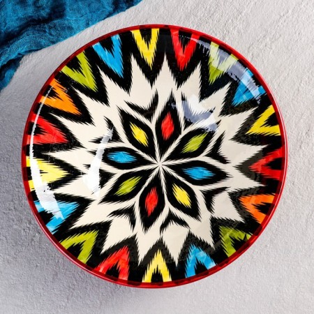 Subnitsa Rishtan ceramics "Atlas", 28 cm, mix-1
