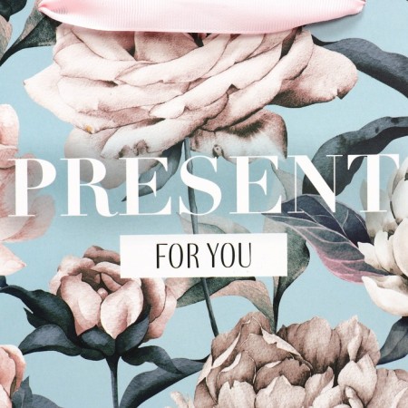 Gift package with a wide bottom, packaging, “For You”, 25 x 19 x 18 cm-4