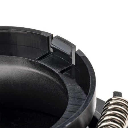 Light-K Buildiv, Artin, circle 87x87x38mm mounting hole 75x75mm GU5.3 Al Black 51432 9-9