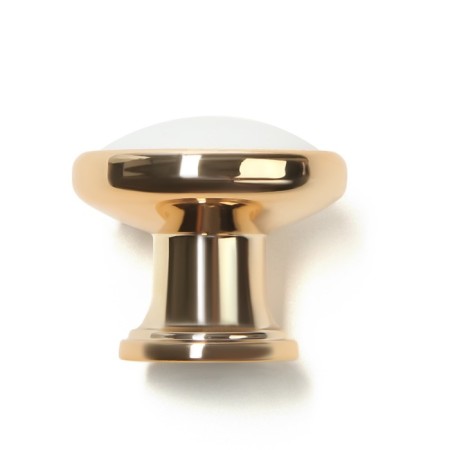 Cappio, RK101, d = 32 mm, plastic, color gold with a white insert-4