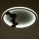 Causteen with PDU 2215/1 LED 122W Dimmer gray-gold 50x50x7 cm Bayerlux