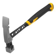 Denzel 10633 mason hammer, whole -bearing, 2k rubberized handle, 680 g
