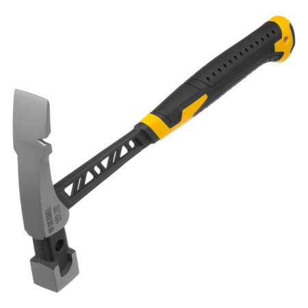Denzel 10633 mason hammer, whole -bearing, 2k rubberized handle, 680 g