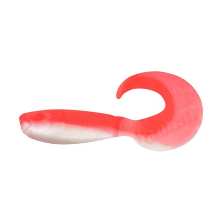 Twizter Yaman Pro Mermaid Tail, 7.6 cm, color #27-Red White, packaging 10 pcs.
