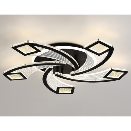 LED ceiling LED with Ambrella Light, Original, FA4478, 5XLED, 90 W, 6750LUM, 3000-6400K, Black Black Color-3