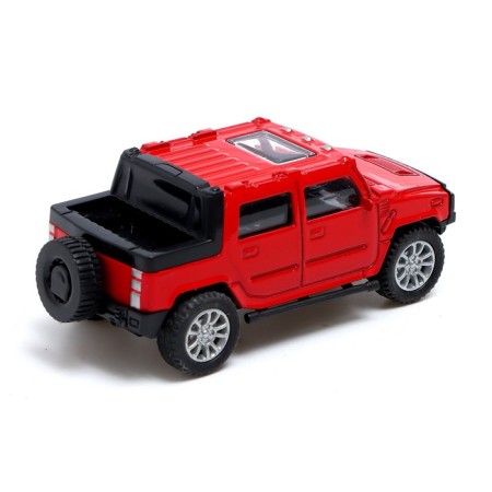 Metal machine "Pickup", scale 1:43 Inertia, red color-2