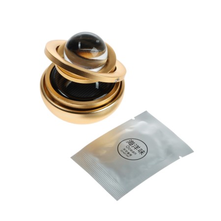 The accessory on the panel, gravitational rings, rotates from the sun, gold-3