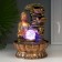 Table Polystone Foundation 220V "Buddha at a cliff with bowls" 30x21x21 cm