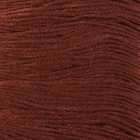 Set of threads Muline No. 3857, 8 ± 1 m, 6 pcs, dark brown color