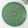 Glass stand for a cake rotating Magistro "East", D = 32 cm, green color
