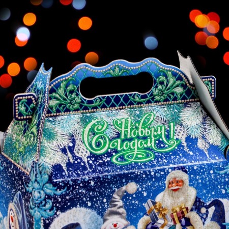 Gift box "Winter paints" 21.2 x 12.3 x 22.6 cm-4