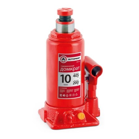 Hydoprofi DG-10 hydraulic jack, bottle, 10 tons, lifting height 405 mm
