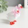 Souvenir Polystone "White Ducks with Bows" 8x8x5 cm