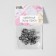Holster screw d = 5/8 × 9 mm, 10 pcs, silver color