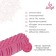 A set of massage rollers 2 in 1 sangh, 33x13 cm and 30x9 cm, pink color