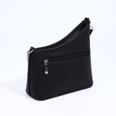 Cross-Bodi Bag "Olivi" on lightning, external pocket, black color-1