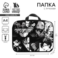 A4 notebook folder on lightning textiles 70mm 350 x 270 univ “September 1: anime picture”