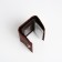 Male purse on a magnet, department for bills, for maps, for coins, brown color