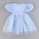 Carnival set "Stylish Princess": rim, blue dress, height 98 cm