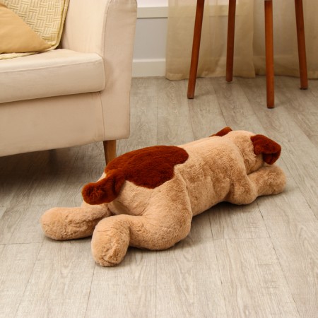Soft toy "dog", 75 cm, brown color-2
