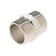 NIPPEL ZEIN, 3/4 ", outer thread, nickel -plated brass, packing 100 pcs.