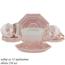 Tea set of Lenardi, 12 items