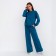 Female set (sweatshirt/trousers), Petrole color, size 48