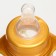 Little Lady feeding bottle, classic throat, with handles, 250 ml., 3 months, gold collection