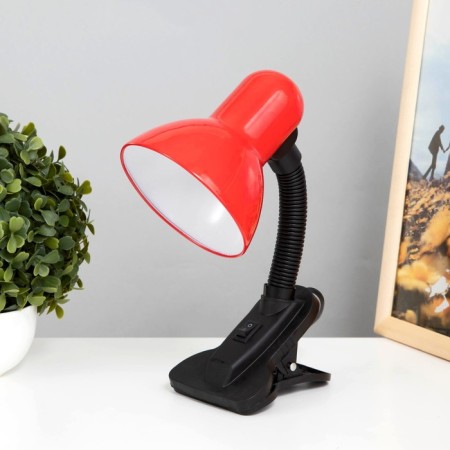 Table lamp E27, with off. On the clamp (220V) red (108V) Risalux