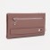 Women's wallet on magnets, pink color