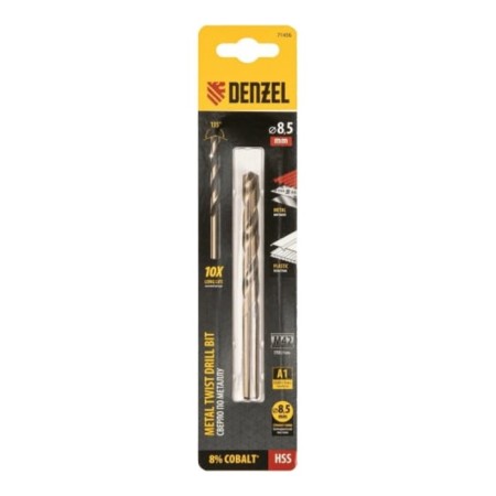 Metal drill Denzel 71456, 8.5 mm, HSS CO-8%-2