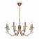 Forte chandelier, 8x40W E14, color gold