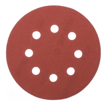 Circle of abrasive grinding bison 35562-125-320, perforated, P320, 125 mm, 5 pcs.