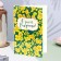 Birthday card!" Green background, 12.5x18.5 cm