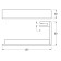 LED mirror lamp, glass; Chrome, Lineag