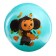 Children's ball "Cheburashka", with a sticker, d = 23 cm, full -color