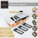 Universal magistro Vegan Pro, 5 nozzles, 31.8 × 13.7 × 9 cm, black and white color