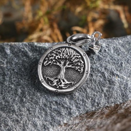 Amulet "Yarilo-Sole", metal pudter, art casting-1