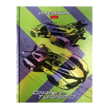 Universal diary for grade 1-11, Gran Turismo, solid cover, metallic, selective varnish, 40 sheets