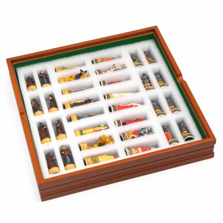 Souvenir chess "Mongolian yoke", h king-8 cm, h Parashka-6 cm, 36 x 36 cm-5