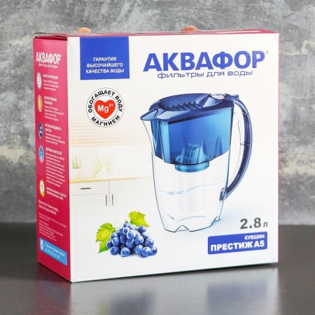 Фильтр-кувшин «аквафор-Престиж», 2,8 л, цвет синий-4