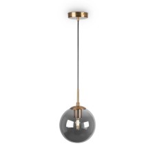 Suspended lamp Freya Fr5140PL-01GB Moricio, 180x180x1096 mm, E27, 1x40W, black color with gold