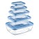 A set of food containers Hobbylife Trend, 5 pcs, color mix