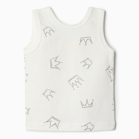 T -shirt Bloom Baby Sleeveless crown, p. 74 cm, beige-1