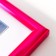 Photo frame plastic "Palette" 10x15 cm, purple metallic